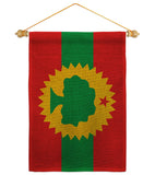 Oromo Liberation - Nationality Flags of the World Vertical Impressions Decorative Flags HG170211 Made In USA