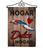 Country Cuba Hogar Dulce Hogar - Nationality Flags of the World Vertical Impressions Decorative Flags HG191167 Made In USA