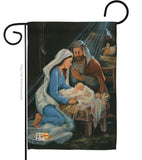 Nativity - Nativity Winter Vertical Impressions Decorative Flags HG114090 Made In USA