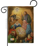 Wise Men - Nativity Winter Vertical Impressions Decorative Flags HG114103 Made In USA