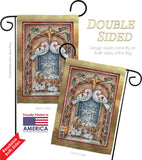 Peace on Earth Doves & Nativity - Nativity Winter Vertical Impressions Decorative Flags HG114125 Made In USA