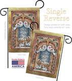 Peace on Earth Doves & Nativity - Nativity Winter Vertical Impressions Decorative Flags HG114125 Made In USA