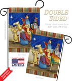 Three Kings - Nativity Winter Vertical Impressions Decorative Flags HG114213 Made In USA