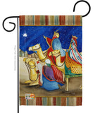 Three Kings - Nativity Winter Vertical Impressions Decorative Flags HG114213 Made In USA