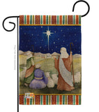 Christmas in Bethlehem - Nativity Winter Vertical Impressions Decorative Flags HG114215 Made In USA