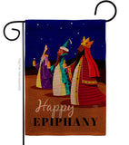 Celebrate Epiphany - Nativity Winter Vertical Impressions Decorative Flags HG114241 Made In USA