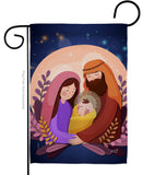 Nativity Night - Nativity Winter Vertical Impressions Decorative Flags HG137268 Made In USA