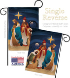 Three King - Nativity Winter Vertical Impressions Decorative Flags HG192261 Made In USA