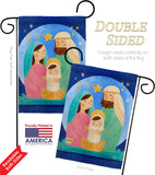 Nativity Jesus - Nativity Winter Vertical Impressions Decorative Flags HG192297 Made In USA