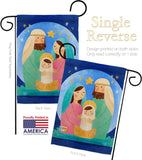 Nativity Jesus - Nativity Winter Vertical Impressions Decorative Flags HG192297 Made In USA