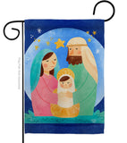 Nativity Jesus - Nativity Winter Vertical Impressions Decorative Flags HG192297 Made In USA