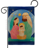 Nativity Jesus - Nativity Winter Vertical Impressions Decorative Flags HG192297 Made In USA