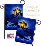 Star of Bethlehem - Nativity Winter Vertical Impressions Decorative Flags HG192298 Made In USA