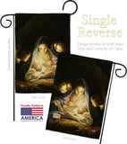 Holy Night - Nativity Winter Vertical Impressions Decorative Flags HG192323 Made In USA