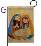 Nativity Scene - Nativity Winter Vertical Impressions Decorative Flags HG192353 Made In USA