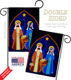 Nativity of Jesus - Nativity Winter Vertical Impressions Decorative Flags HG192687 Made In USA