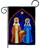 Nativity of Jesus - Nativity Winter Vertical Impressions Decorative Flags HG192687 Made In USA