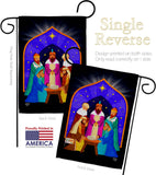 3 Wise Kings - Nativity Winter Vertical Impressions Decorative Flags HG192705 Made In USA