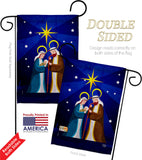 Birth Of King - Nativity Winter Vertical Impressions Decorative Flags HG192710 Made In USA