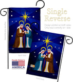 Birth Of King - Nativity Winter Vertical Impressions Decorative Flags HG192710 Made In USA