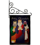 Feliz Navidad - Nativity Winter Vertical Impressions Decorative Flags HG114081 Imported