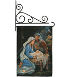 Nativity - Nativity Winter Vertical Impressions Decorative Flags HG114090 Made In USA