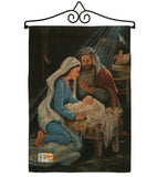 Nativity - Nativity Winter Vertical Impressions Decorative Flags HG114090 Made In USA