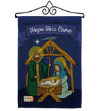 Hope Has Come - Nativity Winter Vertical Impressions Decorative Flags HG114112 Made In USA