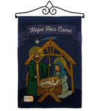 Hope Has Come - Nativity Winter Vertical Impressions Decorative Flags HG114112 Made In USA