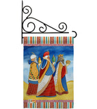 Three Wise Men - Nativity Winter Vertical Impressions Decorative Flags HG114212 Made In USA