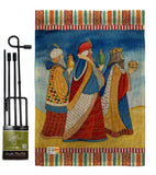 Three Wise Men - Nativity Winter Vertical Impressions Decorative Flags HG114212 Made In USA