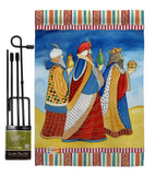 Three Wise Men - Nativity Winter Vertical Impressions Decorative Flags HG114212 Made In USA