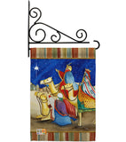 Three Kings - Nativity Winter Vertical Impressions Decorative Flags HG114213 Made In USA