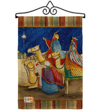 Three Kings - Nativity Winter Vertical Impressions Decorative Flags HG114213 Made In USA