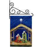 Nativity of Jesus - Nativity Winter Vertical Impressions Decorative Flags HG114214 Made In USA