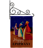 Celebrate Epiphany - Nativity Winter Vertical Impressions Decorative Flags HG114241 Made In USA