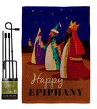 Celebrate Epiphany - Nativity Winter Vertical Impressions Decorative Flags HG114241 Made In USA