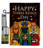 Three Kings Day - Nativity Winter Vertical Impressions Decorative Flags HG137099 Made In USA