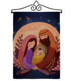 Nativity Night - Nativity Winter Vertical Impressions Decorative Flags HG137268 Made In USA