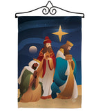 Three King - Nativity Winter Vertical Impressions Decorative Flags HG192261 Made In USA