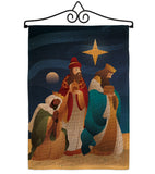 Three King - Nativity Winter Vertical Impressions Decorative Flags HG192261 Made In USA