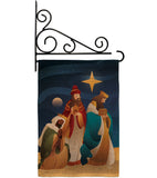 Three King - Nativity Winter Vertical Impressions Decorative Flags HG192261 Made In USA