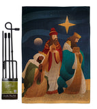 Three King - Nativity Winter Vertical Impressions Decorative Flags HG192261 Made In USA