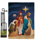 Three King - Nativity Winter Vertical Impressions Decorative Flags HG192261 Made In USA