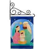Nativity Jesus - Nativity Winter Vertical Impressions Decorative Flags HG192297 Made In USA
