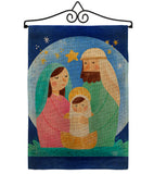 Nativity Jesus - Nativity Winter Vertical Impressions Decorative Flags HG192297 Made In USA