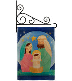 Nativity Jesus - Nativity Winter Vertical Impressions Decorative Flags HG192297 Made In USA