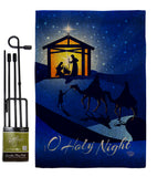 Star of Bethlehem - Nativity Winter Vertical Impressions Decorative Flags HG192298 Made In USA