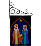 Nativity of Jesus - Nativity Winter Vertical Impressions Decorative Flags HG192687 Made In USA