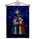 Birth Of King - Nativity Winter Vertical Impressions Decorative Flags HG192710 Made In USA